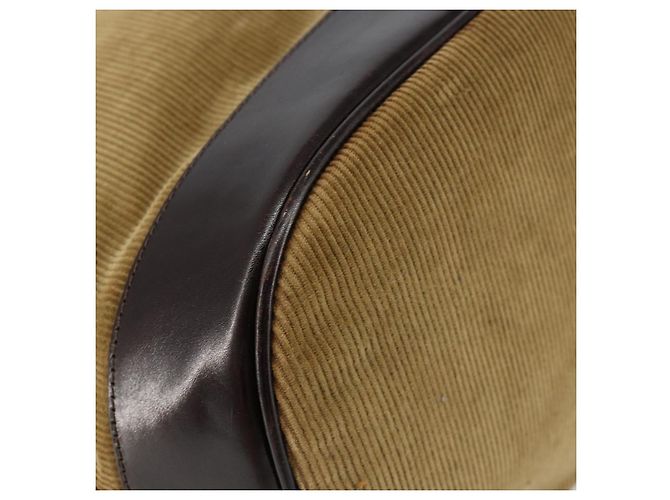 Bolso de Mano FENDI Terciopelo Beige Plata Auth bs31008 - vista 14