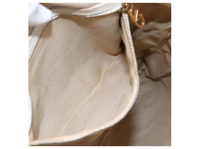 Valentino Borsa Tote in Pelle Bianco Oro Auth bs31012 D'oro - vista 12