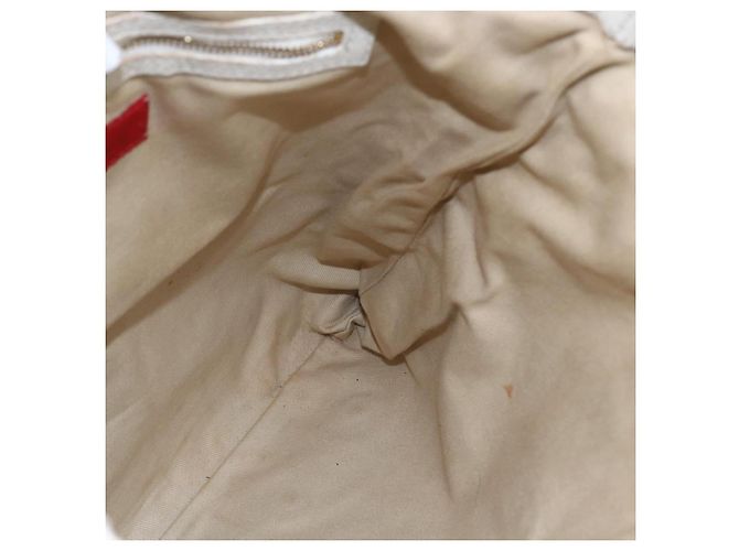 Valentino Borsa Tote in Pelle Bianco Oro Auth bs31012 D'oro - vista 19