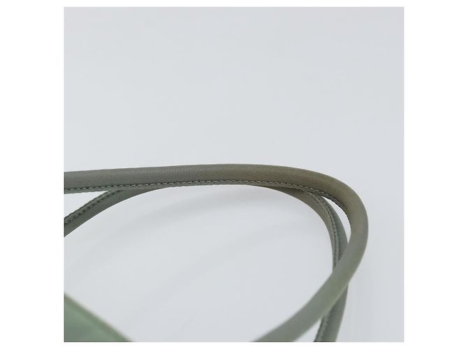 PRADA Tote Bag aus Nylon Khaki Silber authentisch bs31017 - Ansicht 14