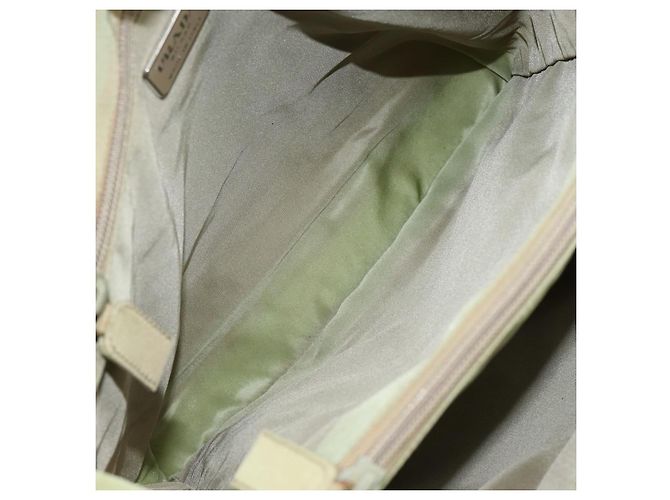 Prada Tote Bag aus Nylon Khaki Silber authentisch bs31019 - Ansicht 10
