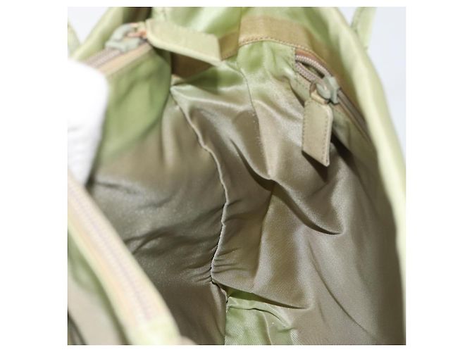 Prada Tote Bag aus Nylon Khaki Silber authentisch bs31019 - Ansicht 21