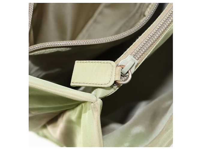 Prada Tote Bag aus Nylon Khaki Silber authentisch bs31019 - Ansicht 24