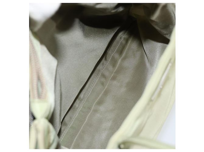 Prada Tote Bag aus Nylon Khaki Silber authentisch bs31019 - Ansicht 26