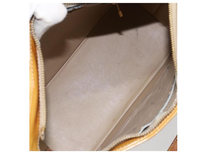 LOUIS VUITTON Borsa a Mano Houston Monogram Vernis Beige M91004 LV Auth bs30905 - vista 11