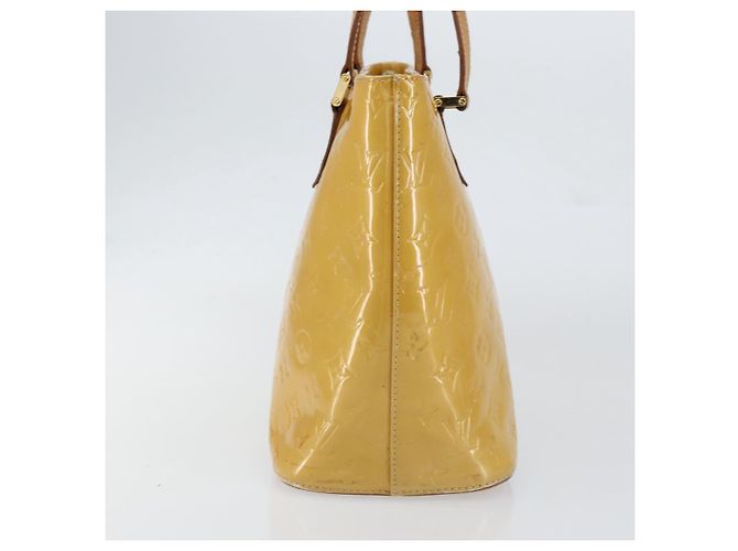 LOUIS VUITTON Borsa a Mano Houston Monogram Vernis Beige M91004 LV Auth bs30905 - vista 3