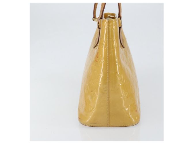 LOUIS VUITTON Borsa a Mano Houston Monogram Vernis Beige M91004 LV Auth bs30905 - vista 4