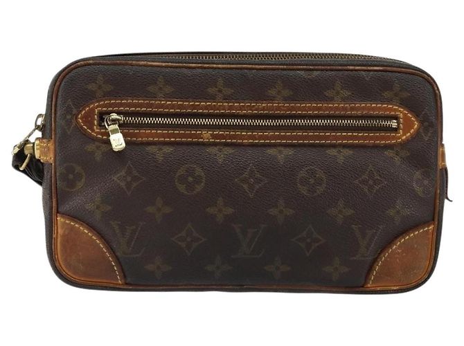 LOUIS VUITTON Clutch Marly Dragonne GM Monogram M51825 LV Auth BA7594 Monogramma - vista 13