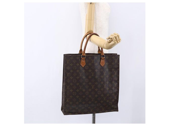 LOUIS VUITTON Borsa Sac Plat Monogram M51140 LV Auth bs30878 Monogramma - vista 19