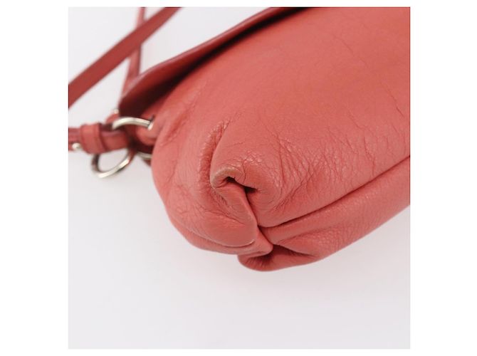 Chloé Borsa a mano in pelle Chloe Lily 2 in 1 Rosa Oro Auth BA7807 D'oro - vista 13