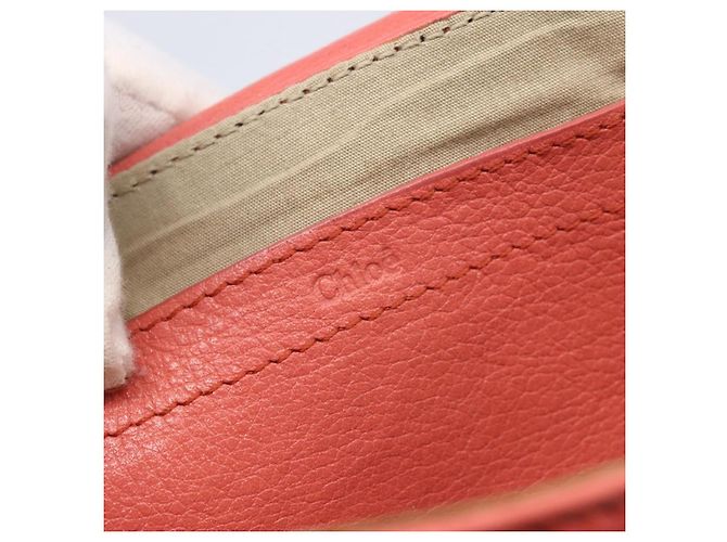 Chloé Borsa a mano in pelle Chloe Lily 2 in 1 Rosa Oro Auth BA7807 D'oro - vista 16