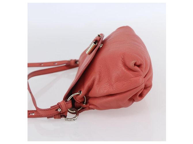 Chloé Borsa a mano in pelle Chloe Lily 2 in 1 Rosa Oro Auth BA7807 D'oro - vista 4