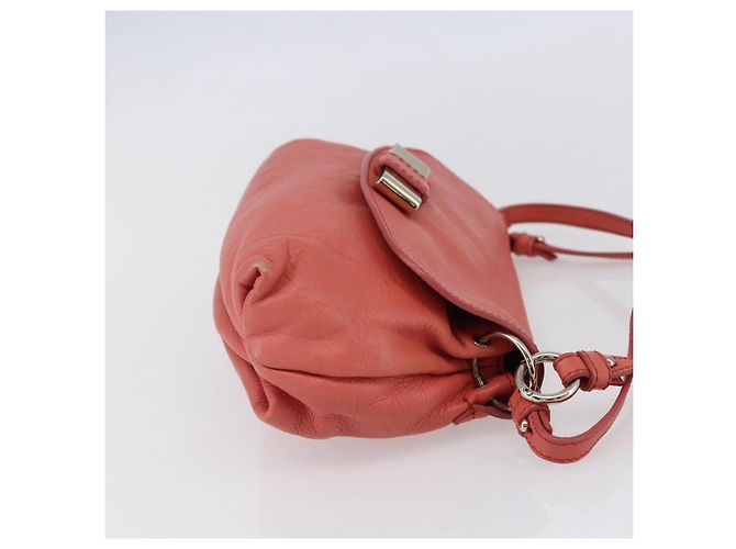 Chloé Borsa a mano in pelle Chloe Lily 2 in 1 Rosa Oro Auth BA7807 D'oro - vista 5