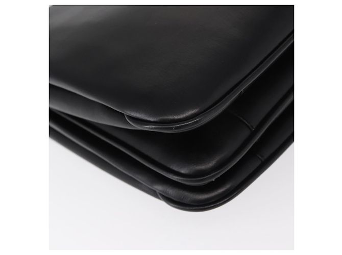 BALLY Borsa a Spalla in Pelle Nera e Oro Auth BA7813 Nero D'oro - vista 13