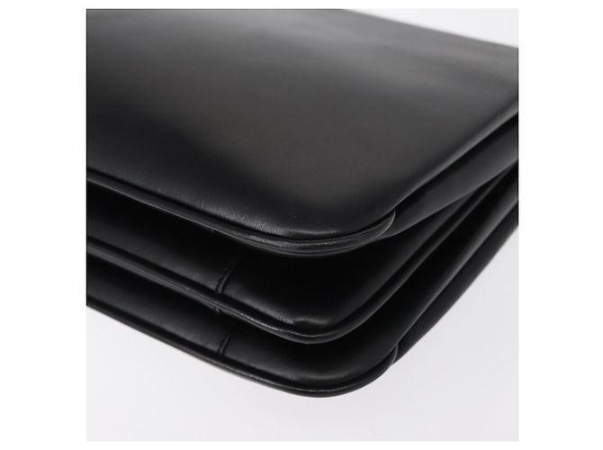 BALLY Borsa a Spalla in Pelle Nera e Oro Auth BA7813 Nero D'oro - vista 14
