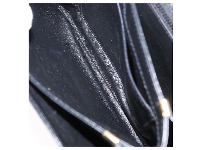 BALLY Borsa a Spalla in Pelle Nera e Oro Auth BA7813 Nero D'oro - vista 21