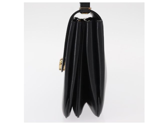 BALLY Borsa a Spalla in Pelle Nera e Oro Auth BA7813 Nero D'oro - vista 5