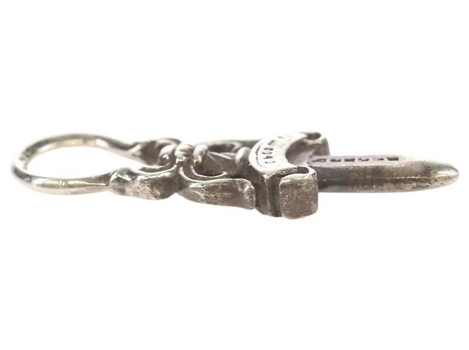Chrome Hearts Dolch Anhänger Top Charm Ag925 Silber Auth 152466M - Ansicht 11