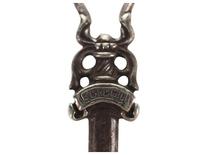 Chrome Hearts Dolch Anhänger Top Charm Ag925 Silber Auth 152466M - Ansicht 4