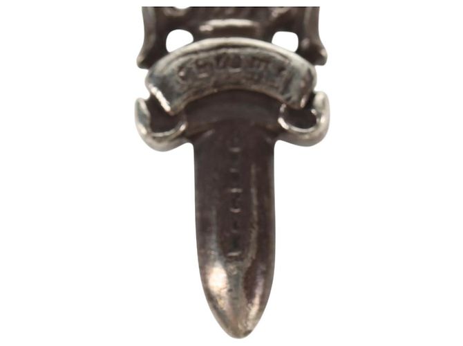 Chrome Hearts Dolch Anhänger Top Charm Ag925 Silber Auth 152466M - Ansicht 7
