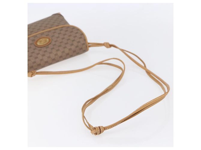 Gucci Borsa a Spalla Micro GG Supreme PVC Beige Oro 007 105 5548 Auth BA7825 D'oro - vista 7