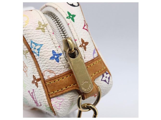 LOUIS VUITTON Pochette Wapity Monogram Multicolore Bianca M58033 Auth 153583 Bianco - vista 10