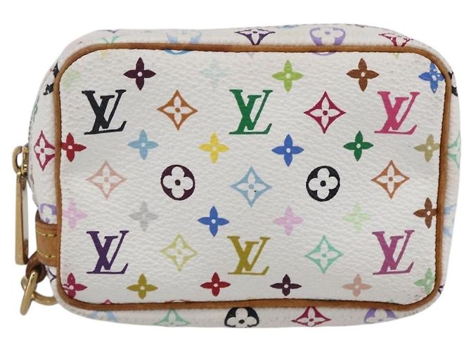 LOUIS VUITTON Pochette Wapity Monogram Multicolore Bianca M58033 Auth 153583 Bianco - vista 13