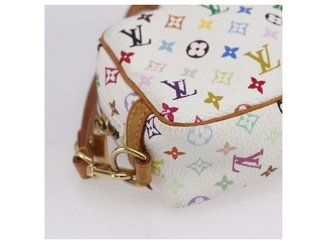 LOUIS VUITTON Pochette Wapity Monogram Multicolore Bianca M58033 Auth 153583 Bianco - vista 15