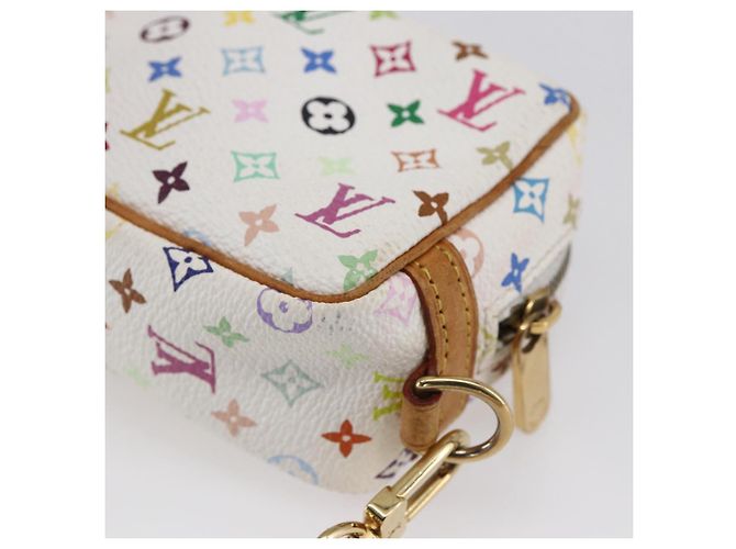 LOUIS VUITTON Pochette Wapity Monogram Multicolore Bianca M58033 Auth 153583 Bianco - vista 16