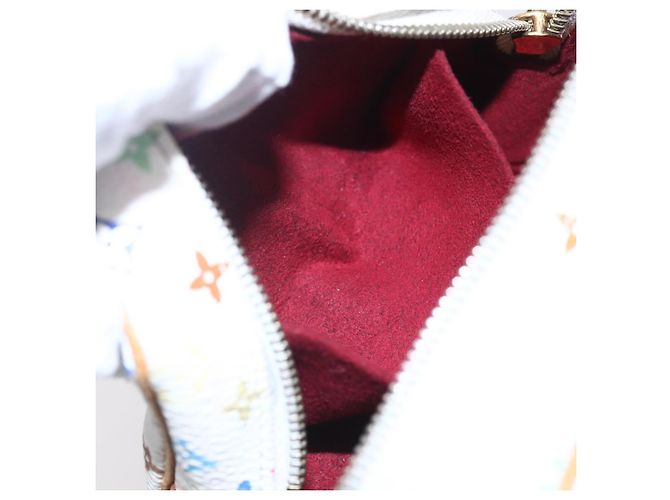 LOUIS VUITTON Pochette Wapity Monogram Multicolore Bianca M58033 Auth 153583 Bianco - vista 20
