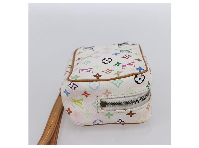 LOUIS VUITTON Pochette Wapity Monogram Multicolore Bianca M58033 Auth 153583 Bianco - vista 4