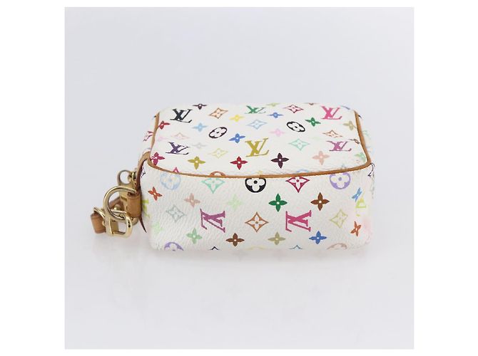 LOUIS VUITTON Pochette Wapity Monogram Multicolore Bianca M58033 Auth 153583 Bianco - vista 5
