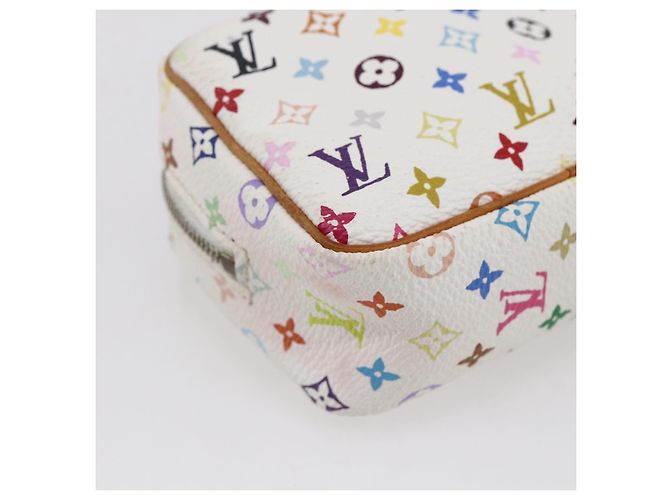 LOUIS VUITTON Pochette Wapity Monogram Multicolore Bianca M58033 Auth 153583 Bianco - vista 9