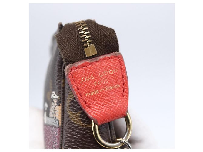 LOUIS VUITTON Mini Pochette Accessori di Natale Edizione Limitata M41655 Auth 153564 Monogramma - vista 17