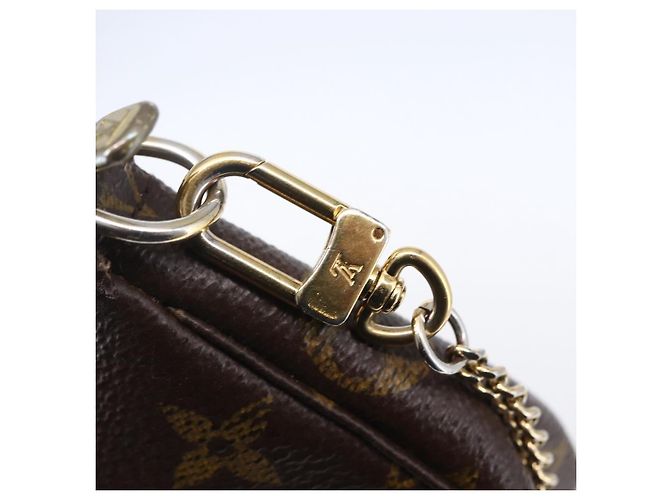 LOUIS VUITTON Mini Pochette Accessori di Natale Edizione Limitata M41655 Auth 153564 Monogramma - vista 18