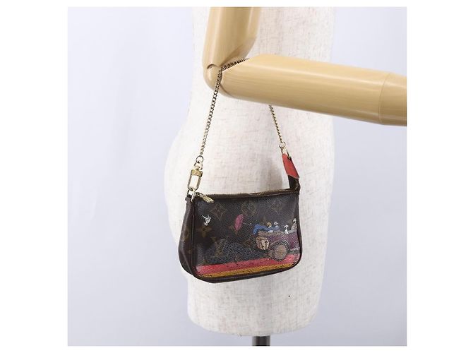 LOUIS VUITTON Mini Pochette Accessori di Natale Edizione Limitata M41655 Auth 153564 Monogramma - vista 21