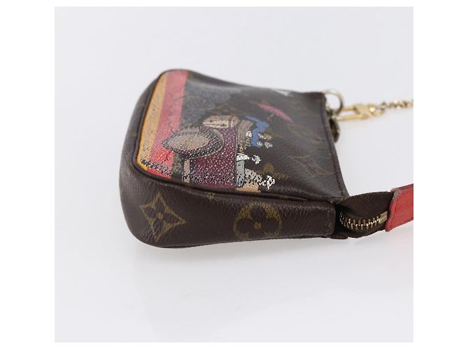 LOUIS VUITTON Mini Pochette Accessori di Natale Edizione Limitata M41655 Auth 153564 Monogramma - vista 4