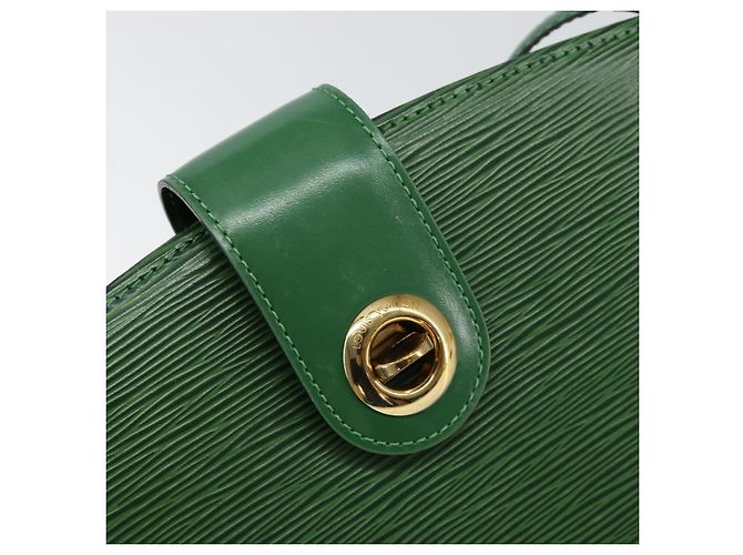 LOUIS VUITTON Epi Capuchin Schultertasche Grün M52344 LV Auth BA7926 - Ansicht 18
