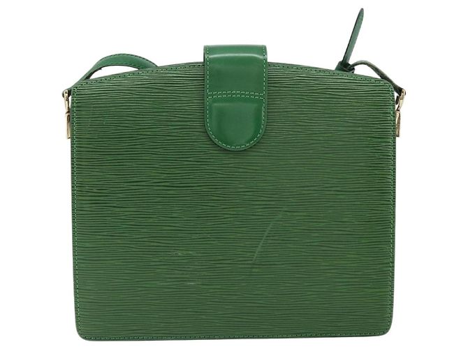 LOUIS VUITTON Epi Capuchin Schultertasche Grün M52344 LV Auth BA7926 - Ansicht 2