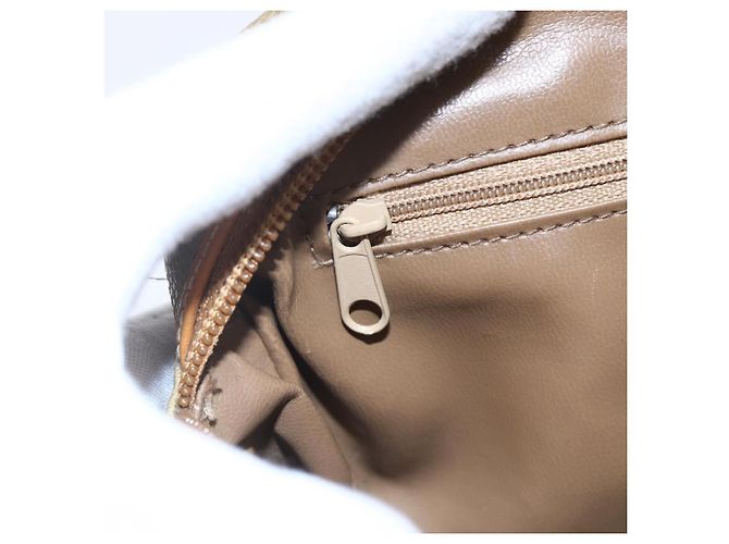 Balenciaga Borsa a Spalla in Pelle Beige Argento Auth BA8029 - vista 17