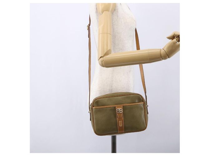 Balenciaga Borsa a Spalla in Pelle Beige Argento Auth BA8029 - vista 23
