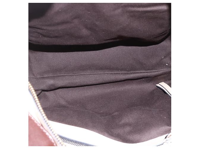 Chloé Borsa Tote in Pelle Beige Marrone Auth SW1787 - vista 17