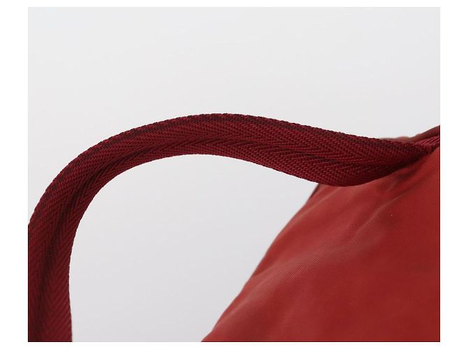 PRADA Borsa a Mano Nylon 2 Set Rosso Bianco Auth bs30661 - vista 14
