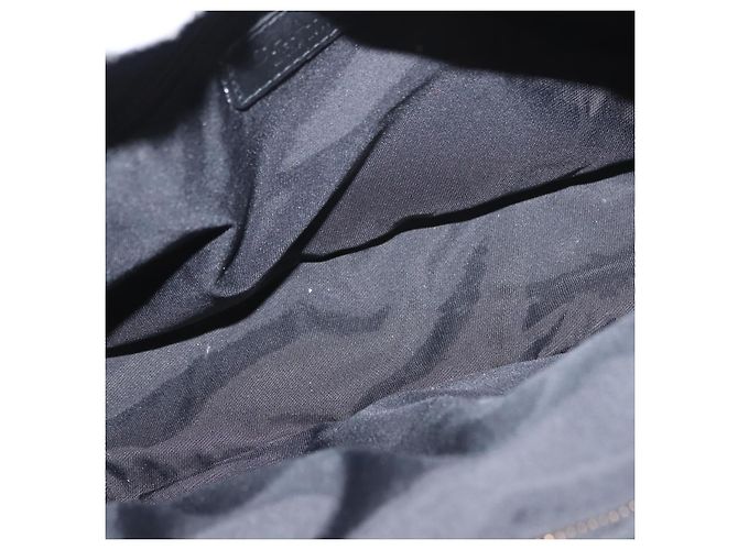 CHANEL Nuova Borsa da Viaggio in Nylon Nera CC Auth ki6162 Nero - vista 10