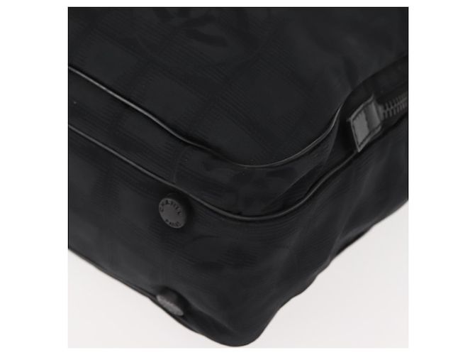 CHANEL Nuova Borsa da Viaggio in Nylon Nera CC Auth ki6162 Nero - vista 15
