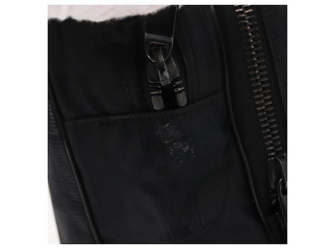 CHANEL Nuova Borsa da Viaggio in Nylon Nera CC Auth ki6162 Nero - vista 5