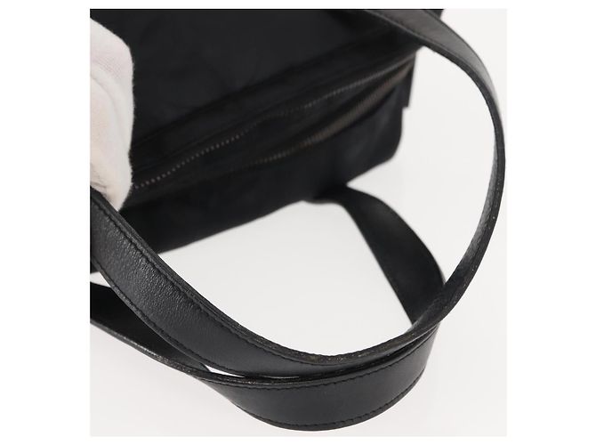 CHANEL Nuova Borsa da Viaggio in Nylon Nera CC Auth ki6162 Nero - vista 8