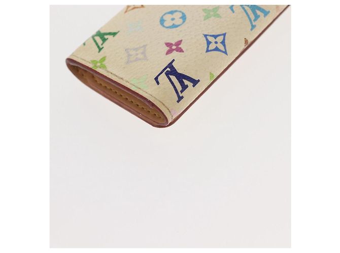 LOUIS VUITTON Monogramm Multicolor Multicles 4 Schlüsseletui Weiß M93731 Auth 151171 - Ansicht 15