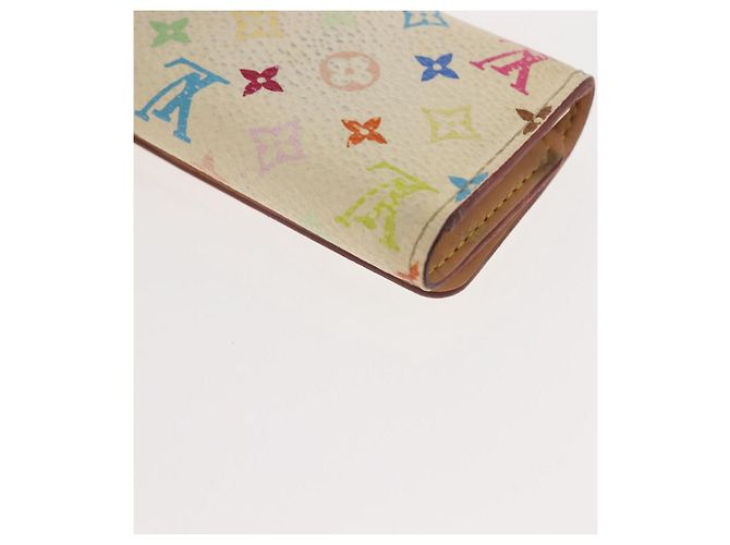 LOUIS VUITTON Monogramm Multicolor Multicles 4 Schlüsseletui Weiß M93731 Auth 151171 - Ansicht 16