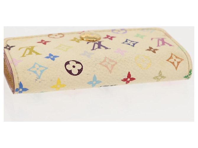 LOUIS VUITTON Monogramm Multicolor Multicles 4 Schlüsseletui Weiß M93731 Auth 151171 - Ansicht 5